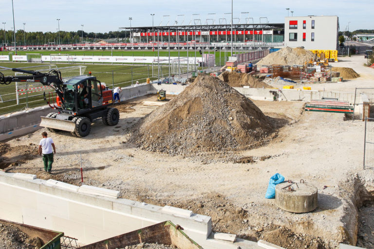 Image from the construction site in Ingolstadt