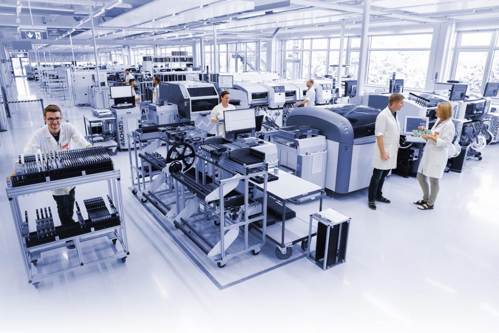 About - Image of electronic manufacturing at Anton Paar