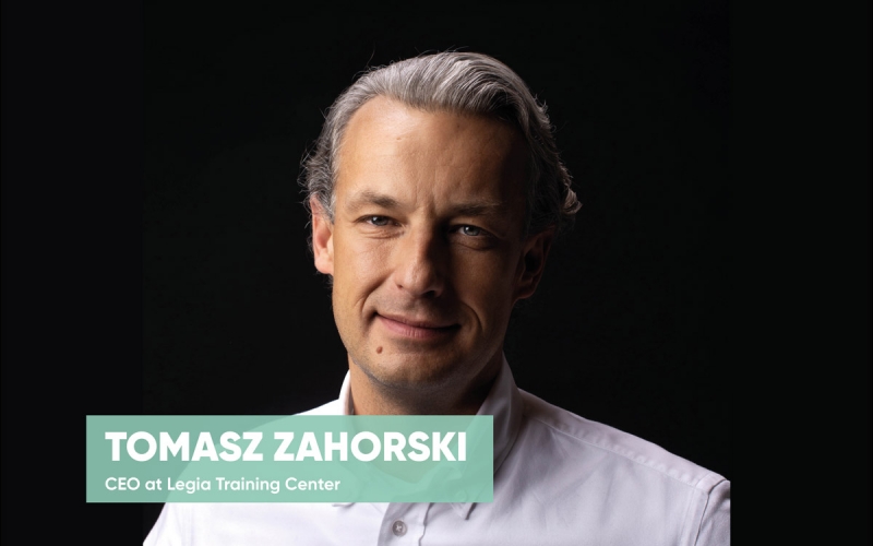 DE - Portrait von Tomasz Zahorski, CEO Legia Training Center