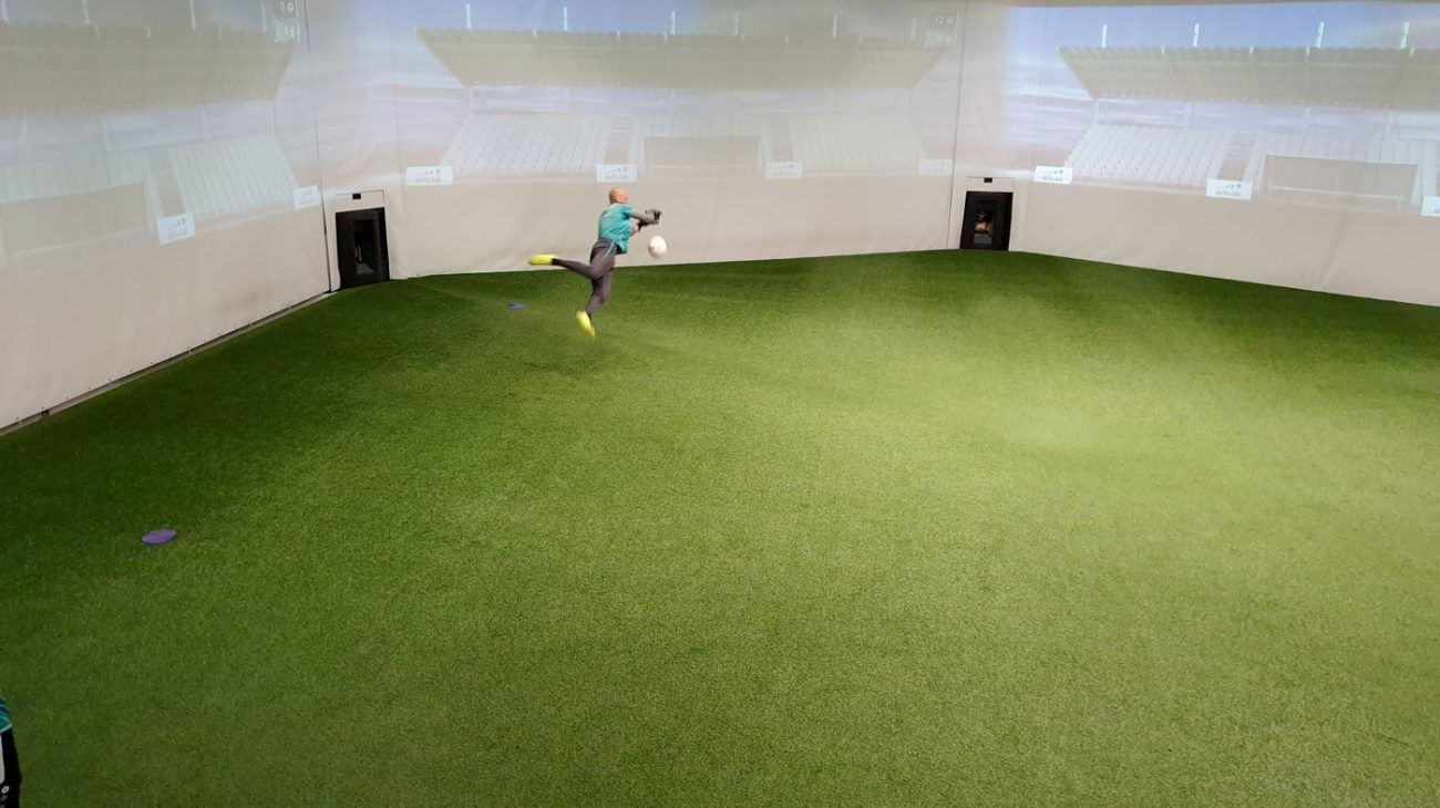 WAC Torhüter Andreas Kofler beim Training in der skills.lab Arena