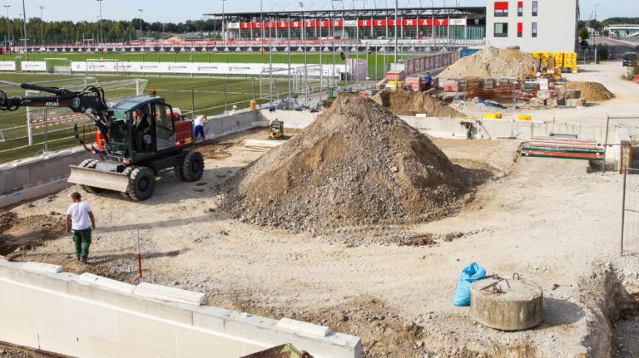 Aufnahme der Baustelle des skills.lab in Ingolstadt