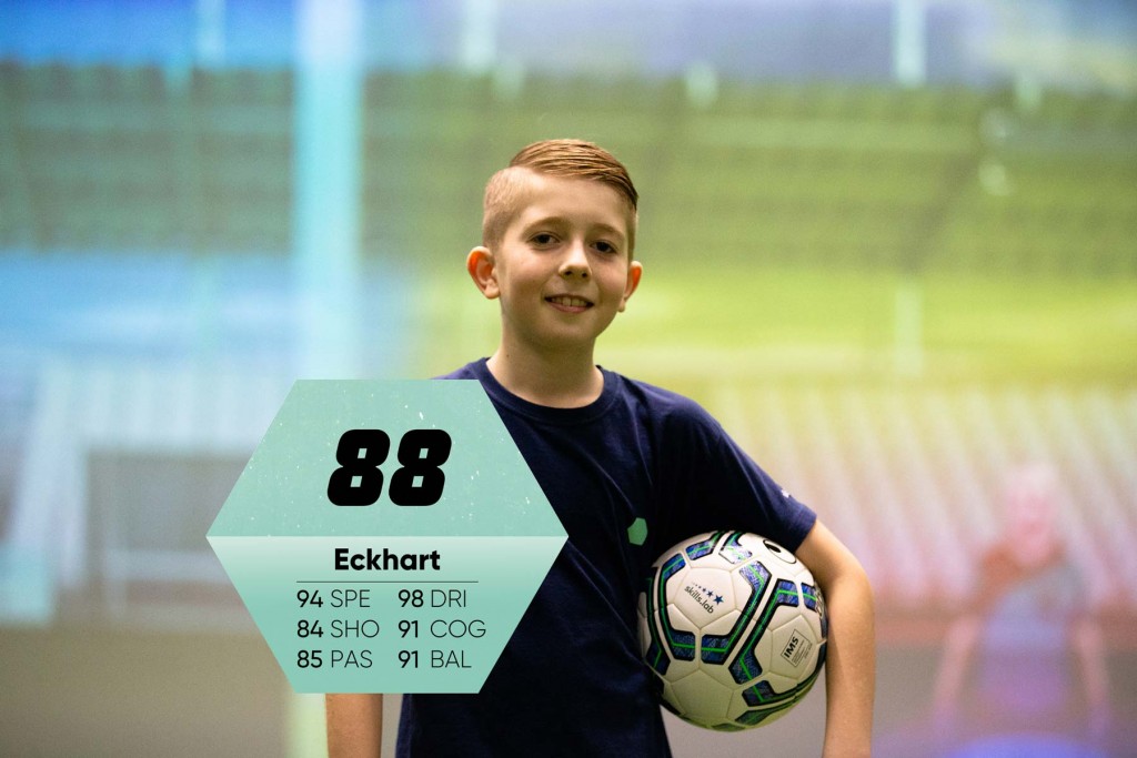Skills Check Kinder - Bild des Spielers Eckhart mit seinem skills.lab Score